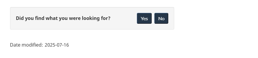Screenshot of the content footer.
